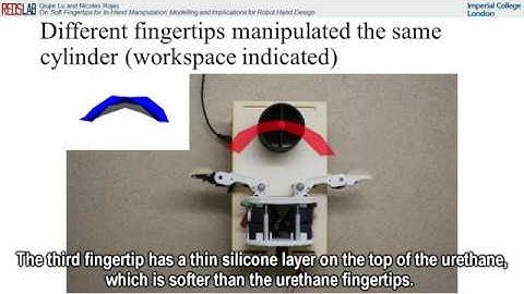 On soft fingertips for in-hand manipulation - RA-L-RoboSoft 2019