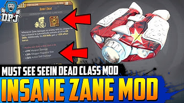 Borderlands 3 - WOW, LOOK AT THIS! THE BEST ZANE SEEIN DEAD CLASS MOD IN THE GAME - Borderlands 3