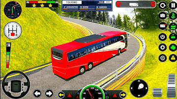 Coach Bus Driving Simulator 3D - Offroad Mega Ramp Racing Bus Games - Android GamePlay 