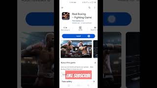 HOW TO DOWNLOAD REAL BOXING 1 IN MOBILE WITH PLAY STORE #viralvideo #freefire #shadowfight #appstore screenshot 1