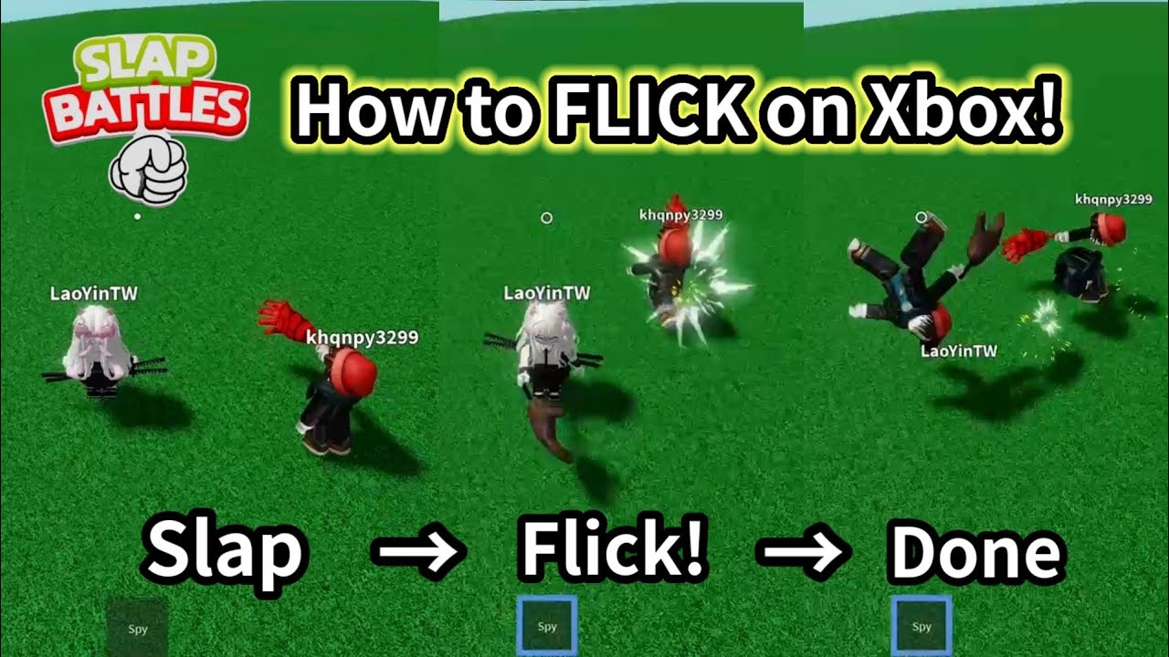 How To FLICK On Xbox Roblox Slap Battles YouTube 