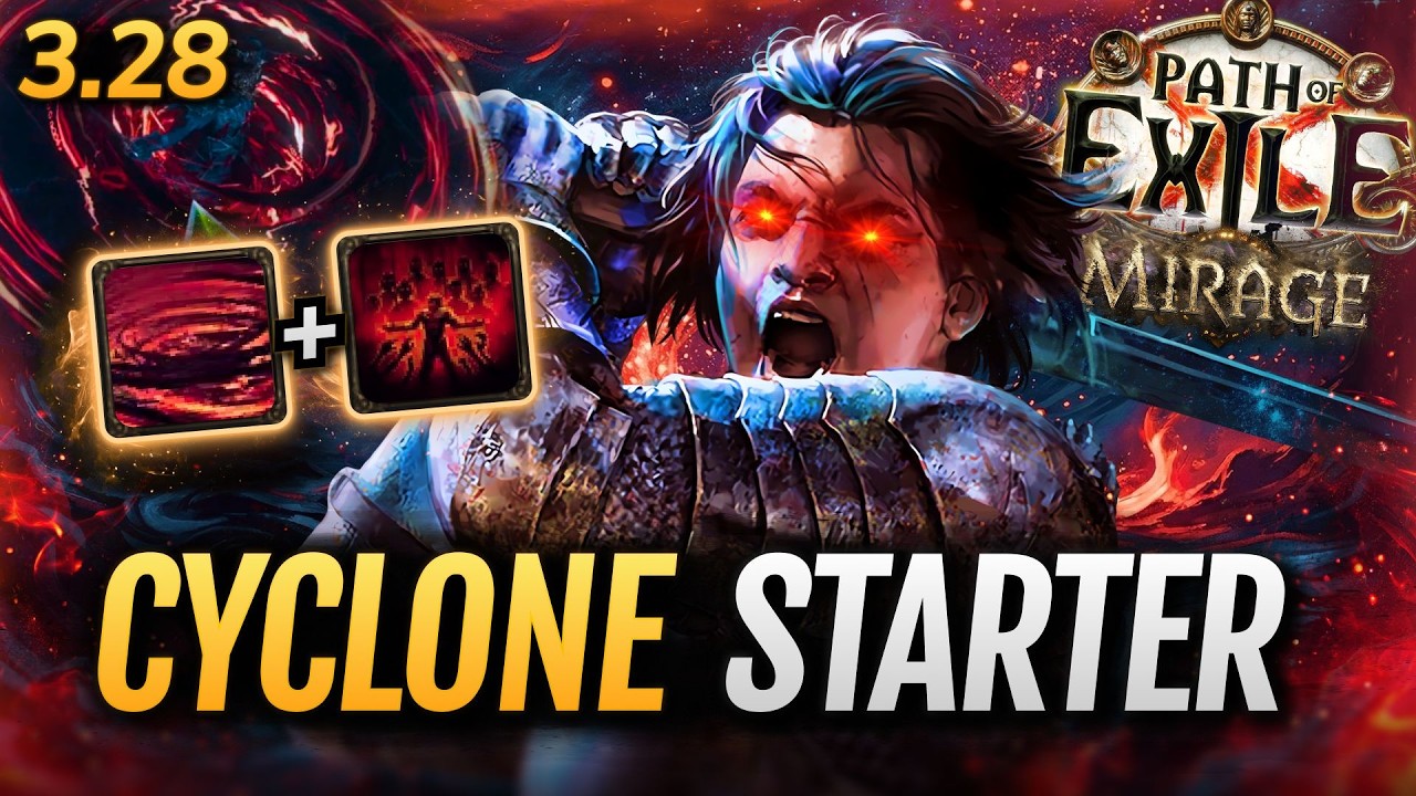[PoE 3.28] SMOOTHEST Starter! Shockwave CYCLONE Slayer - League Starter Build Guide - Path of Exile