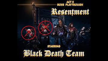 [Darkest Dungeon II Boss Walktrough] Obliterate "Resentment" BOSS with BLACK DEATH Formation.