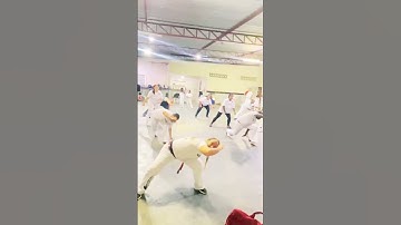 MEIA LUA DE FRENTE ESQUIVA LATERAL DECIDA BASICA - MOVIMENTAÇÃO MESTRE KAMUANGA