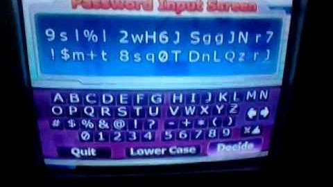 DBZ BT3 Fasha Password Character