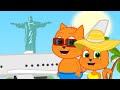 عائلة القطط بالعربية - سافر إلى ريو دي جانيرو | كرتون للأطفال