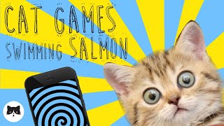 CAT GAMES - Entertaining Videos for Cats - SWIMMING SALMON by Games For Cats 133 views 4 years ago 10 minutes, 8 seconds