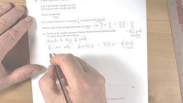 Pearson 2017 GCSE Mathematics Specimen Paper 1F Q19