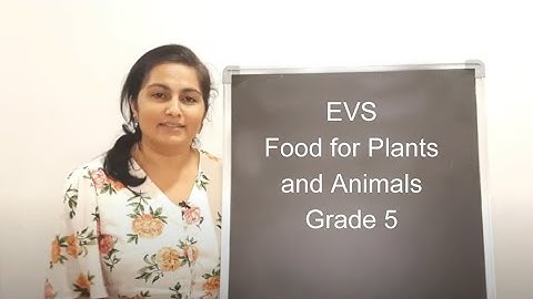 GRADE 5 II EVS II Unit -  8  Food for Plants and Animals