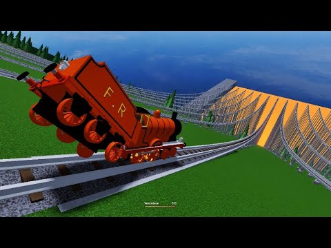THOMAS AND FRIENDS Driving Fails Plunge To The Scrappy 40 Accidents Will Happen