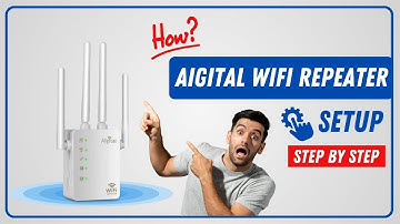 Aigital WiFi Repeater Setup & Login Guide