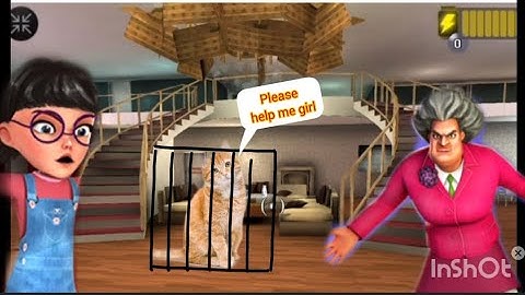 She locked a poor cat?! (Scary teatcher part 2)