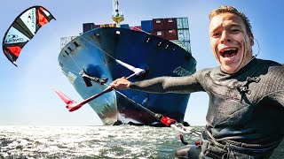 Big ships, SHARKS and the wind almost died! KEVVLOG