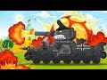 Misi berbahaya untuk tank 40 men kartun tentang pertempuran mobil anak kartun tank kartun jahat