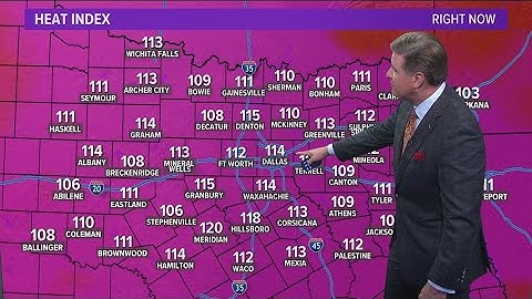 DFW weather: Excessive heat warning continues into Wednesday