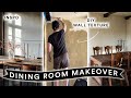 Extreme DINING ROOM MAKEOVER *Warm Textured Walls &amp; Vintage Accents*