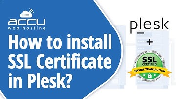How to install SSL Certificate in Plesk?