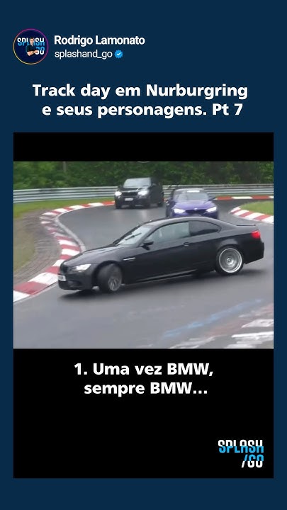 Mais um dia animado de track-day em Nurburgring. #shorts #trackday #bmw #racing