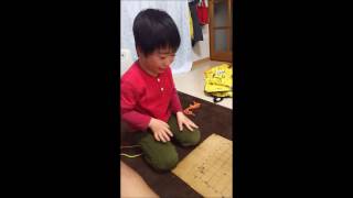 20161222 回り将棋　負けてなく倅