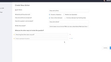 Developing No-Code Zia Skills