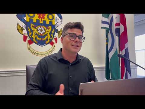 Cobourg Mayor Lucas Cleveland Encampment August 21, 2023