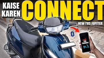 How to Connect Bluetooth in New Tvs Jupiter 110cc 2025 Model | SmartXonnect Full Setup 📱