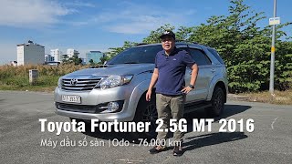 Toyota Fortuner 2.5G MÁY DẦU SỐ SÀN |Xe chuẩn đẹp  | 0931 22 66 69