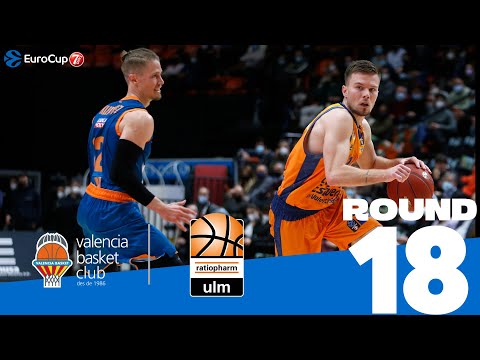 Valencia dominates Ulm, keeps second place! | Round 18, Highlights | 7DAYS EuroCup