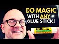 Do Super Easy Beginner Magic Trick with Any Glue Stick!