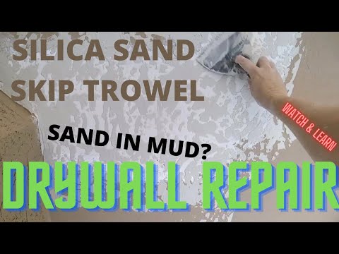 skip trowel sand