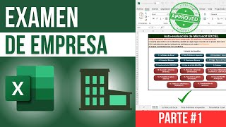 Examen de Microsoft Excel para entrar a una Empresa (PARTE N°1) | Crear Tabla e Imprimir