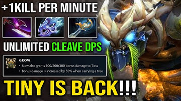 TINY CARRY IS BACK IN 7.31 Unlimited Tree Cleave DPS Instant Delete 100% Zero Mercy EZ GG Dota 2