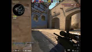 Holding B with AWP MIRAGE