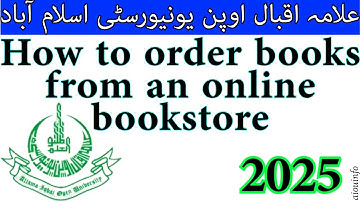 How to Order Books from AIOU? | Step-by-Step Guide Allama Iqbal Open University | AIOU INFO
