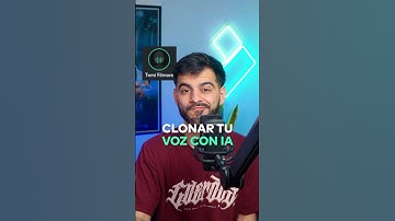 Cómo clonar tu voz con IA? #editarvideos