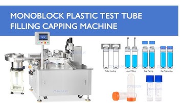 How to Use ZS-AFC38 Monoblock  Automatic Servo System  Test Tube Vial Filling Capping Machine