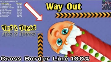 How to Cross Line in WormsZone.io - Tips & Tricks