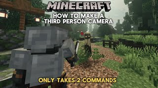 How To Make a Third Person Camera in Minecraft Bedrock with Commands Guide