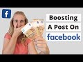 Boosting A Post On Facebook THE RIGHT WAY [Easy TUTORIAL]