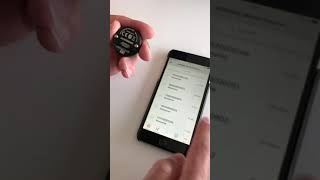 Pairing a sensor with Movesense iOS showcase app screenshot 2