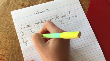 Cursive Lesson 15