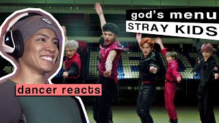 Dancer Reacts to #STRAYKIDS - GOD'S MENU Dance Practice + M/V