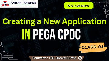 PEGA CPDC Class 01 | Creating Application in PEGA CPDC | Cassandra Database Harsha Trainings