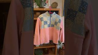 Quilted Quarter Zip Sweatshirt