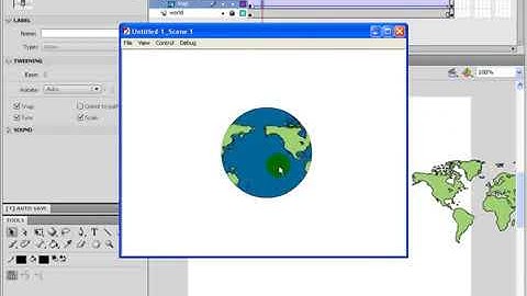 Adobe Flash CS4 Tutorial    Layer Masking