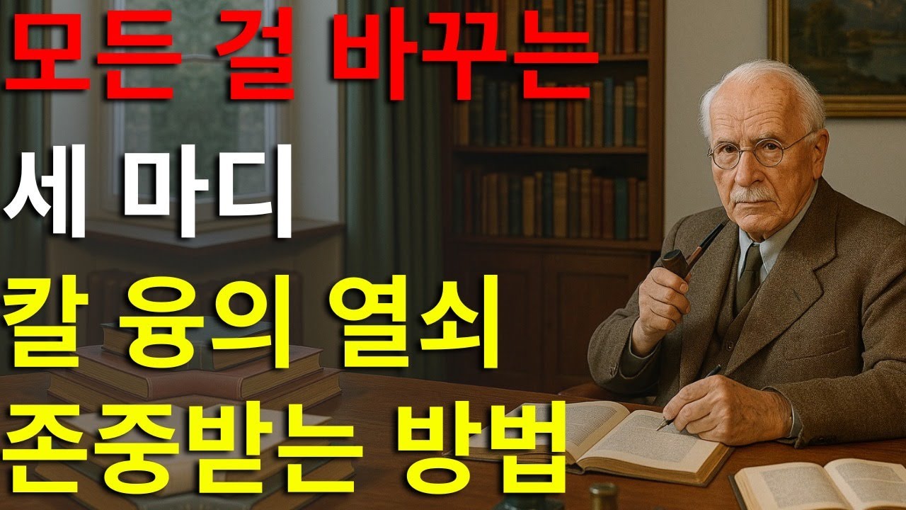 모든 것을 바꾸는 세 마디: 어디서든 존중받게 해주는 칼 융의 열쇠