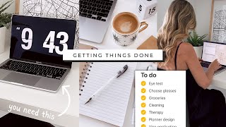 Getting things done! Revealing the Truth, Running Errands, Working | Productive Day