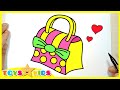 How To Draw a Cute Bags ,Step by Step ,Draw so Things