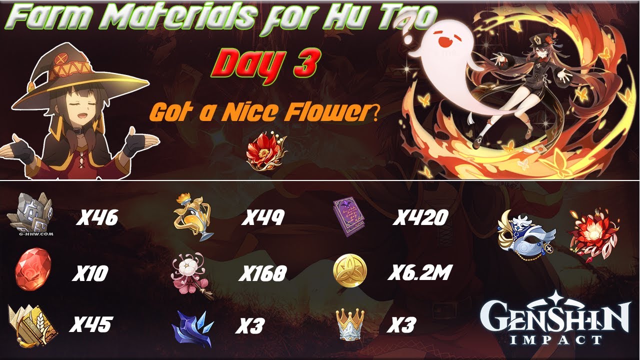 Hu Tao Farming Guide: Best ways to farm Hu Tao level up, talent, and  ascension materials in Genshin Impact - Dot Esports