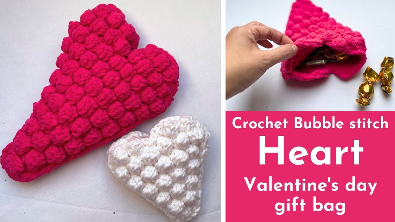 Crochet Heart Bag  Free Pattern + Video Tutorial – 365 Days of Dana